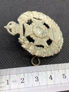 Original WW2 British Army Prince Consorts Own Brass Cap Badge - The Militaria Shop