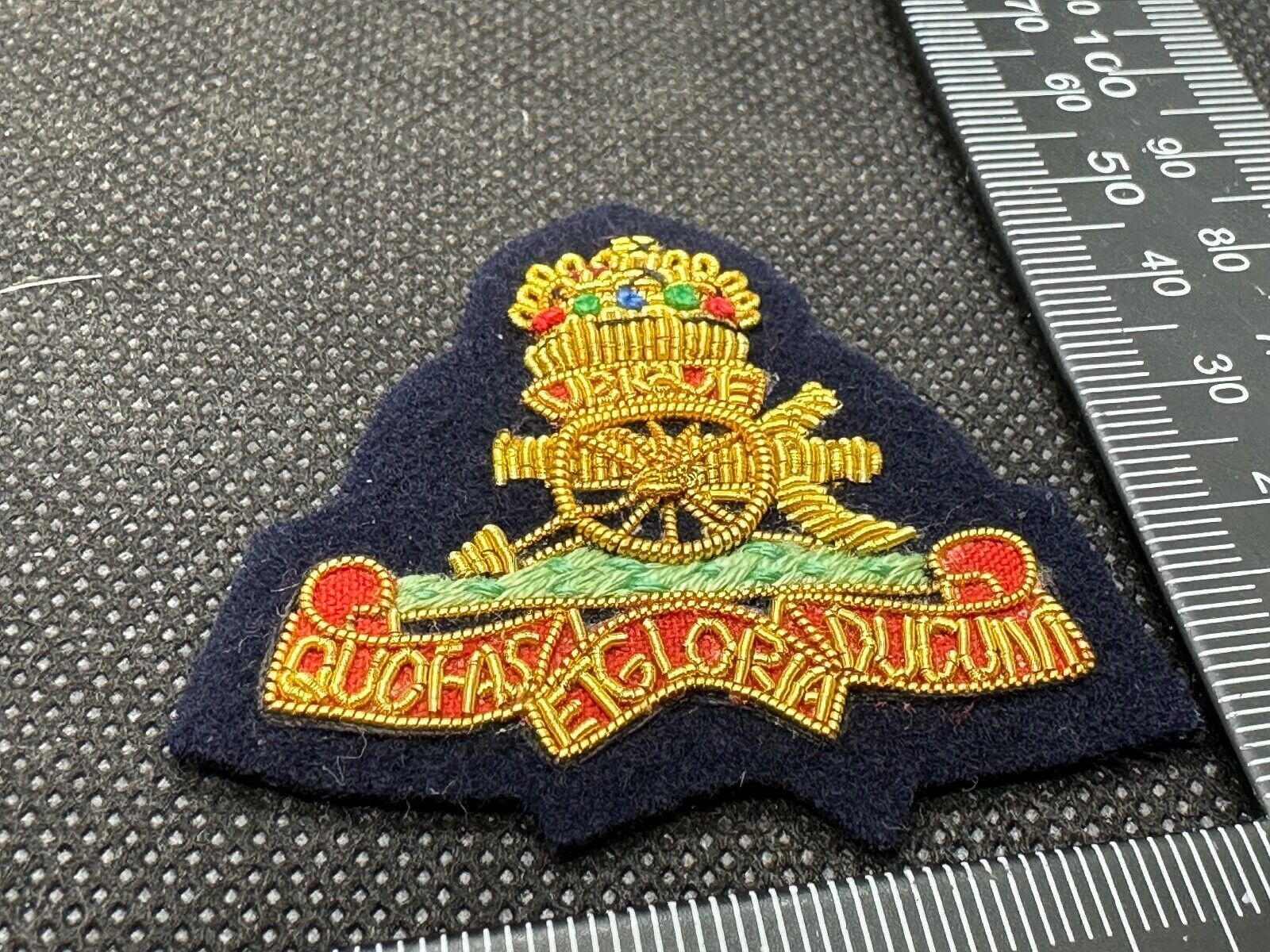British Army Royal Artillery Bullion Cap / Beret / Blazer Badge - UK Made - The Militaria Shop