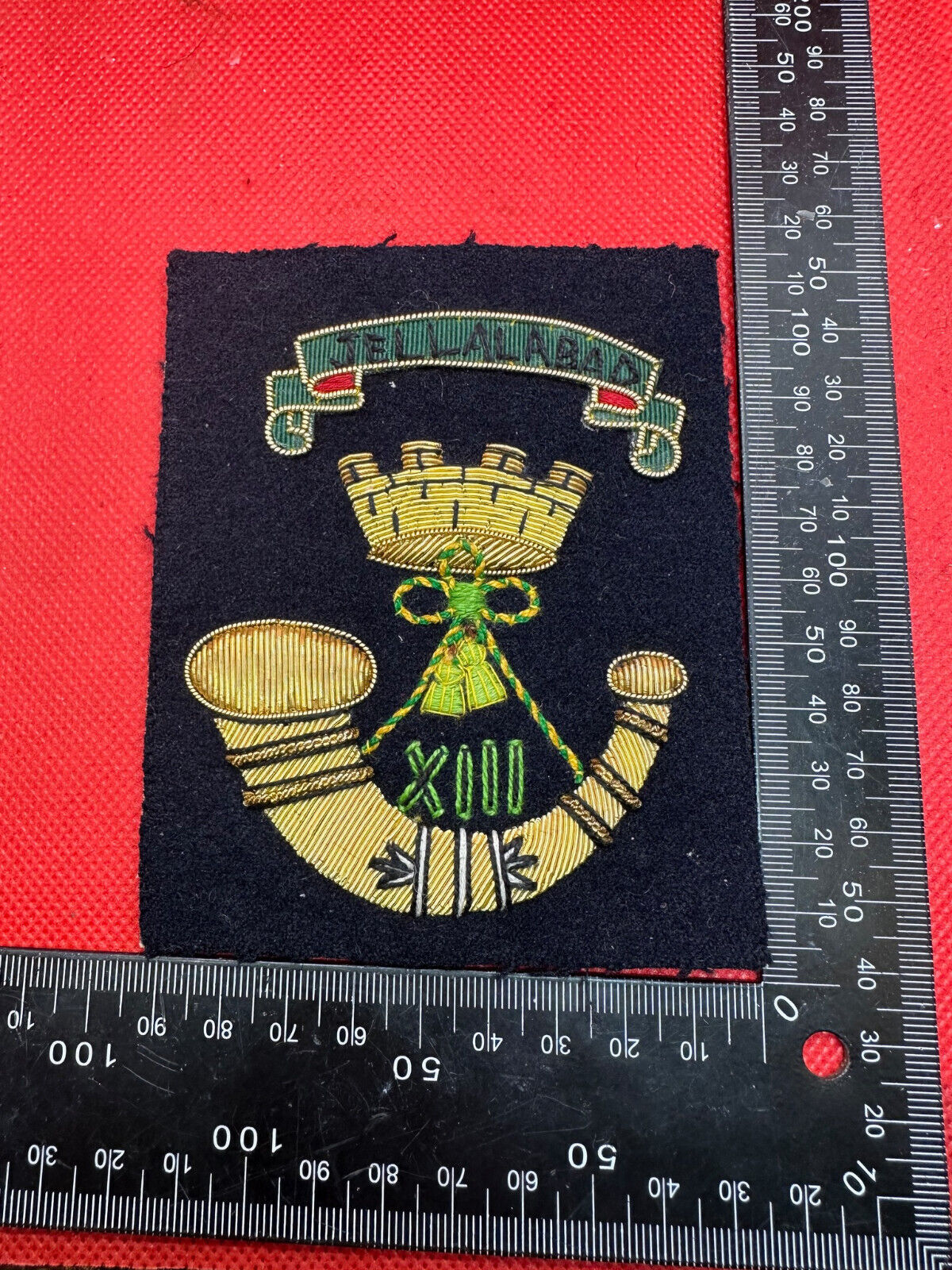 British Army Bullion Embroidered Blazer Badge - Somerset Light Infantry - The Militaria Shop