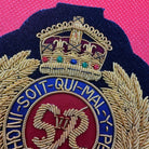 British Army Bullion Embroidered Blazer Badge - Royal Engineers - King's Cr - The Militaria Shop