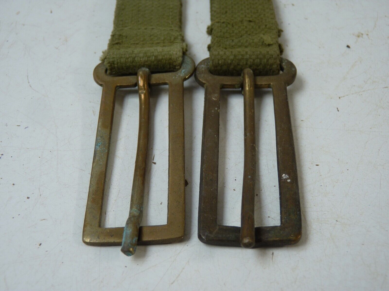 Original WW2 British Army 37 Pattern Webbing Brace Adaptor Pair - The Militaria Shop