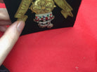 British Army Bullion Embroidered Blazer Badge - The Loyal Regiment - Kings Crown - The Militaria Shop