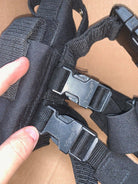 VIPER Holsters Leg Drop Pistol Holster - Ideal for Automatic - Black Fabric - The Militaria Shop