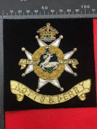 British Army Bullion Embroidered Blazer Badge - Notts & Derby Regiment - The Militaria Shop