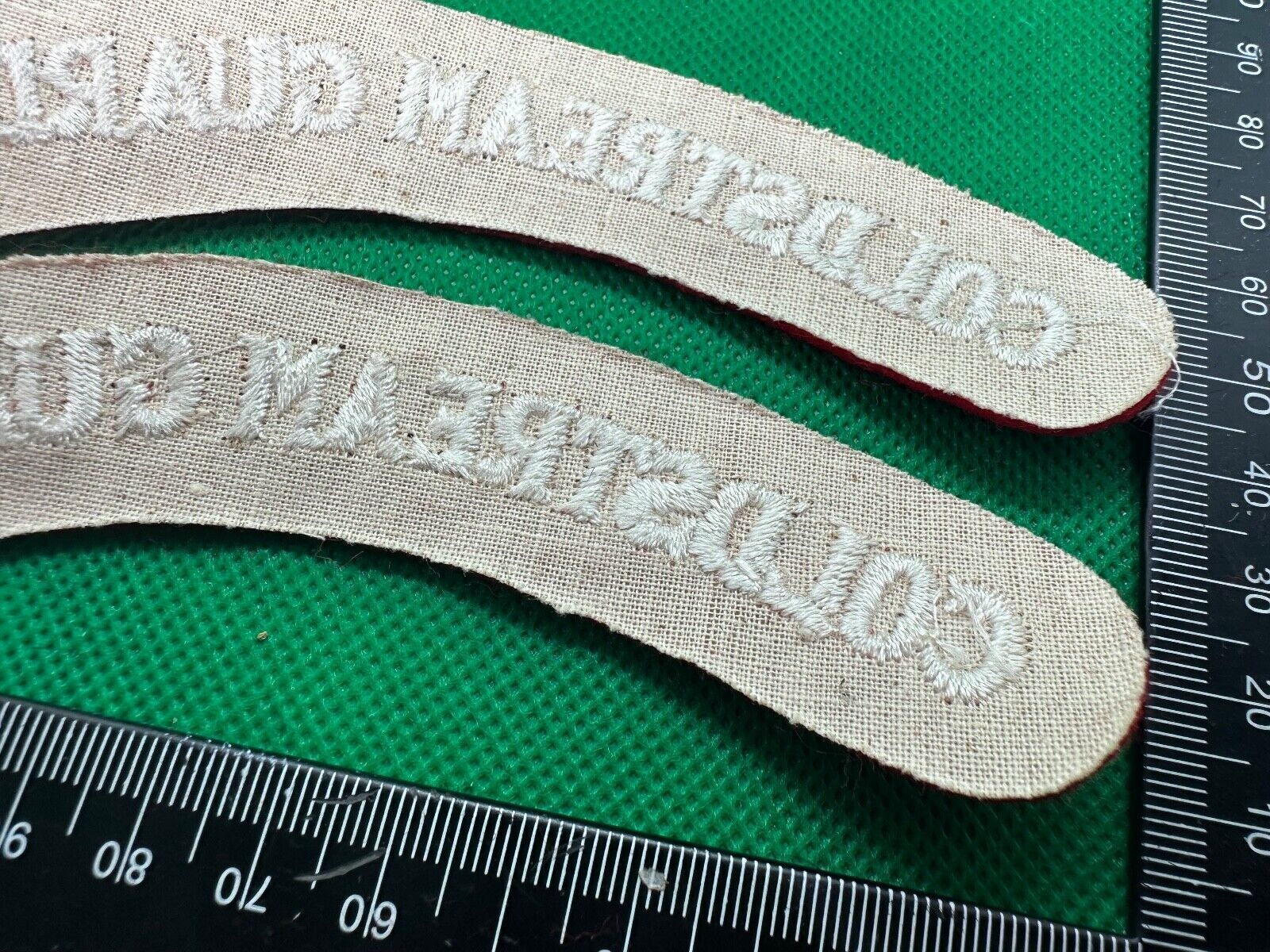 Coldstream Guards British Army Shoulder Titles Pair - WW2 Onwards Pattern - The Militaria Shop