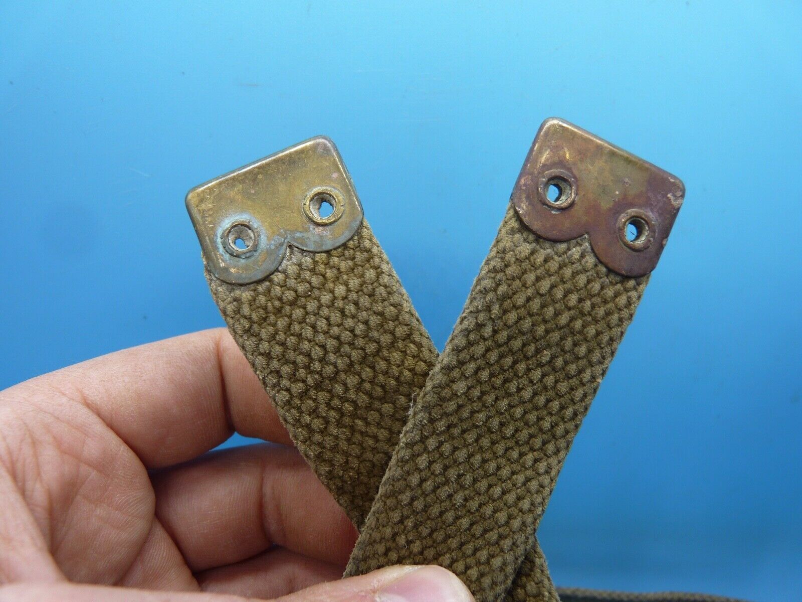 Original WW2 British Army Shoulder Strap - 37 Pattern Webbing - The Militaria Shop