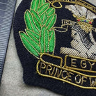 British Army Bullion Embroidered Blazer Badge - South Lancashire Prince Of Wales - The Militaria Shop