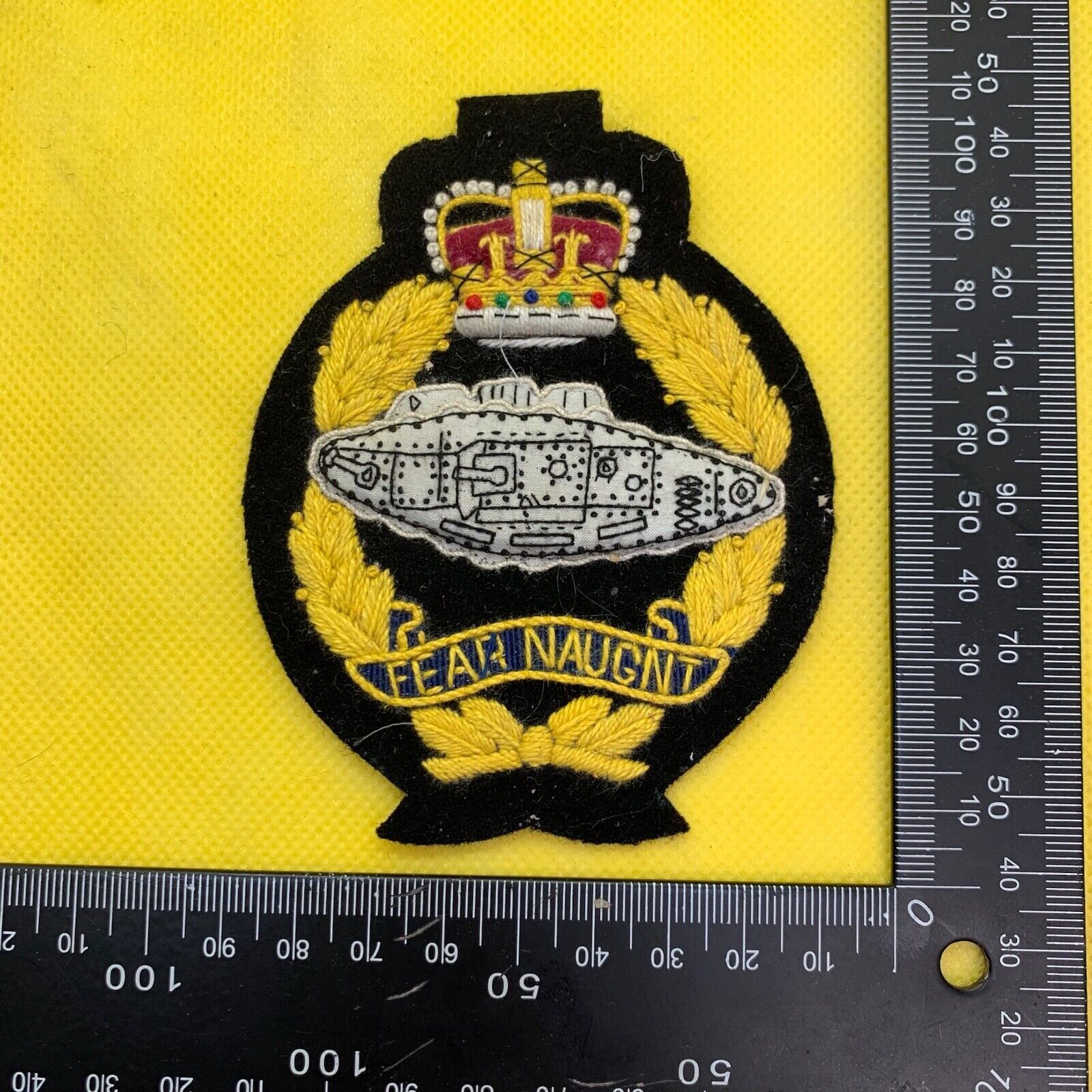 British Army Royal Tank Regiment RTR Embroidered Blazer Badge - The Militaria Shop