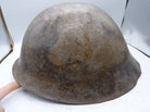 Original WW2 British / Canadian Army Mk3 High Rivet Turtle Army Combat Helmet - The Militaria Shop