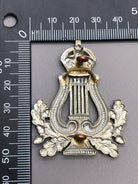 Original WW2 British Army Musicians / Bandsmans Cap Badge - The Militaria Shop