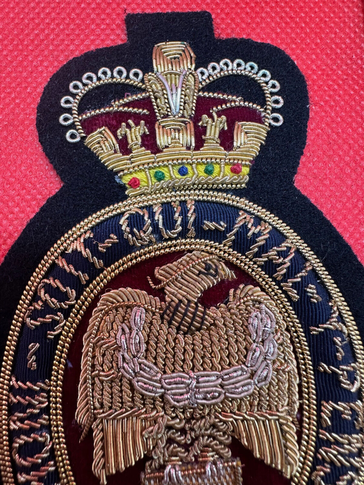 British Army Bullion Embroidered Blazer Badge - The Blues & Royals - The Militaria Shop