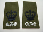 QDG Dragoons OD Green Rank Slides / Epaulette Pair Genuine British Army - NEW - The Militaria Shop