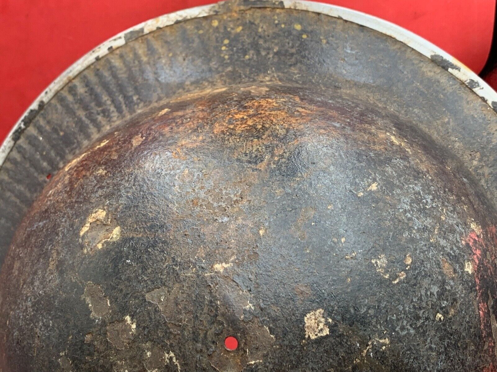Original WW2 Combat Helmet - British / South African Army Mk2 Brodie Helmet - The Militaria Shop
