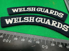 Welsh Guards British Army Shoulder Titles Pair - WW2 Onwards Pattern - The Militaria Shop