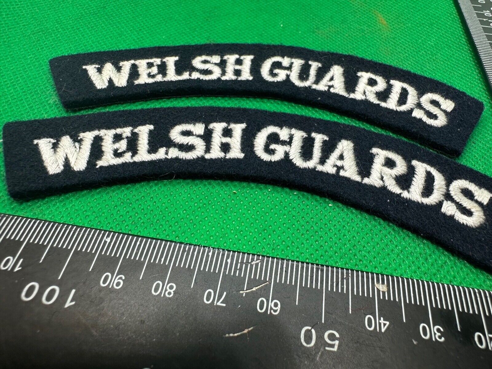 Welsh Guards British Army Shoulder Titles Pair - WW2 Onwards Pattern - The Militaria Shop