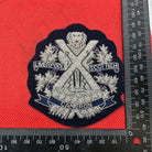 British Army Bullion Embroidered Blazer Badge - Liverpool Scottish Cameron Reg - The Militaria Shop