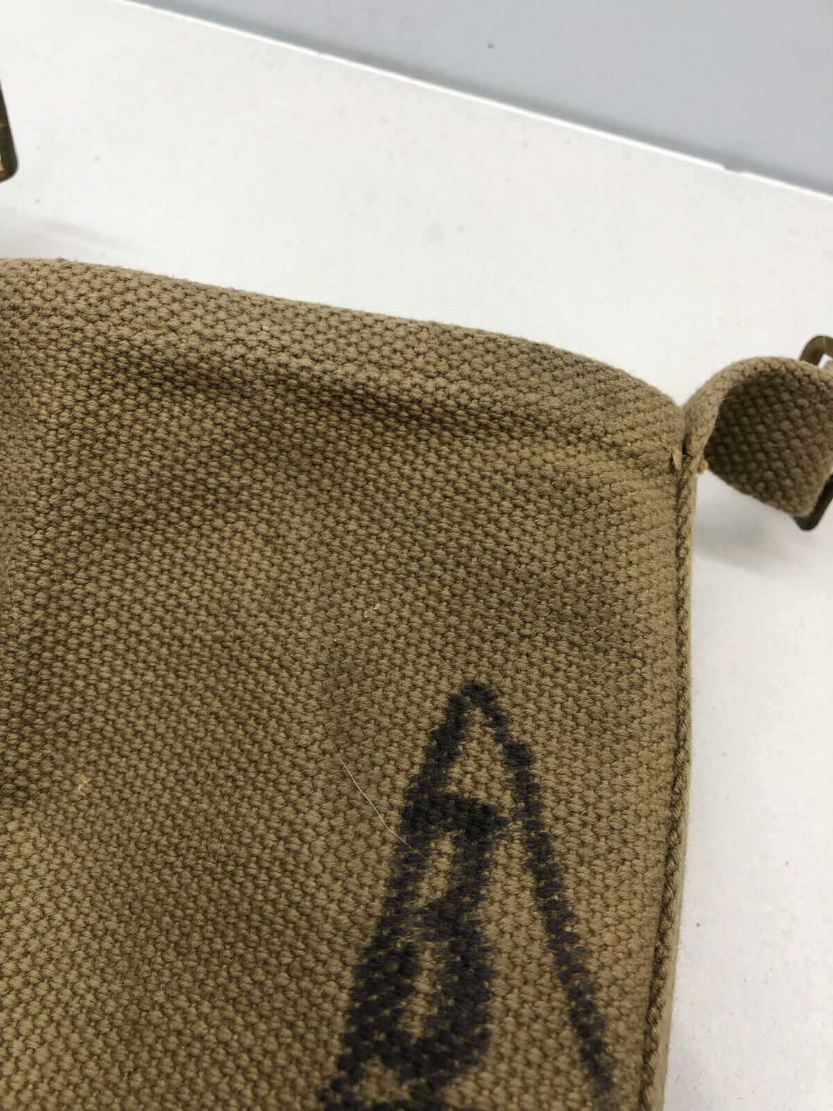 WW2 British Army 37 Pattern Webbing Water Bottle Carrier Harness - 1942 Dated - The Militaria Shop