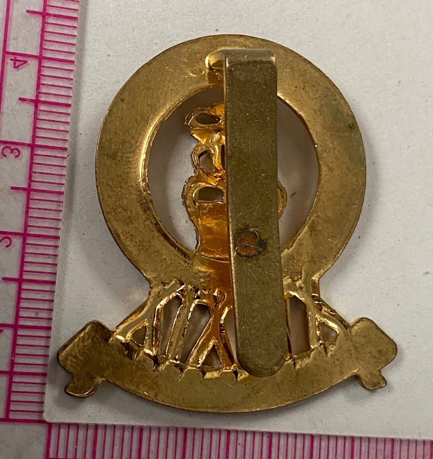 British Army Merebimur 15/19th Hussars Regiment Bi-Metal Cap Badge - The Militaria Shop