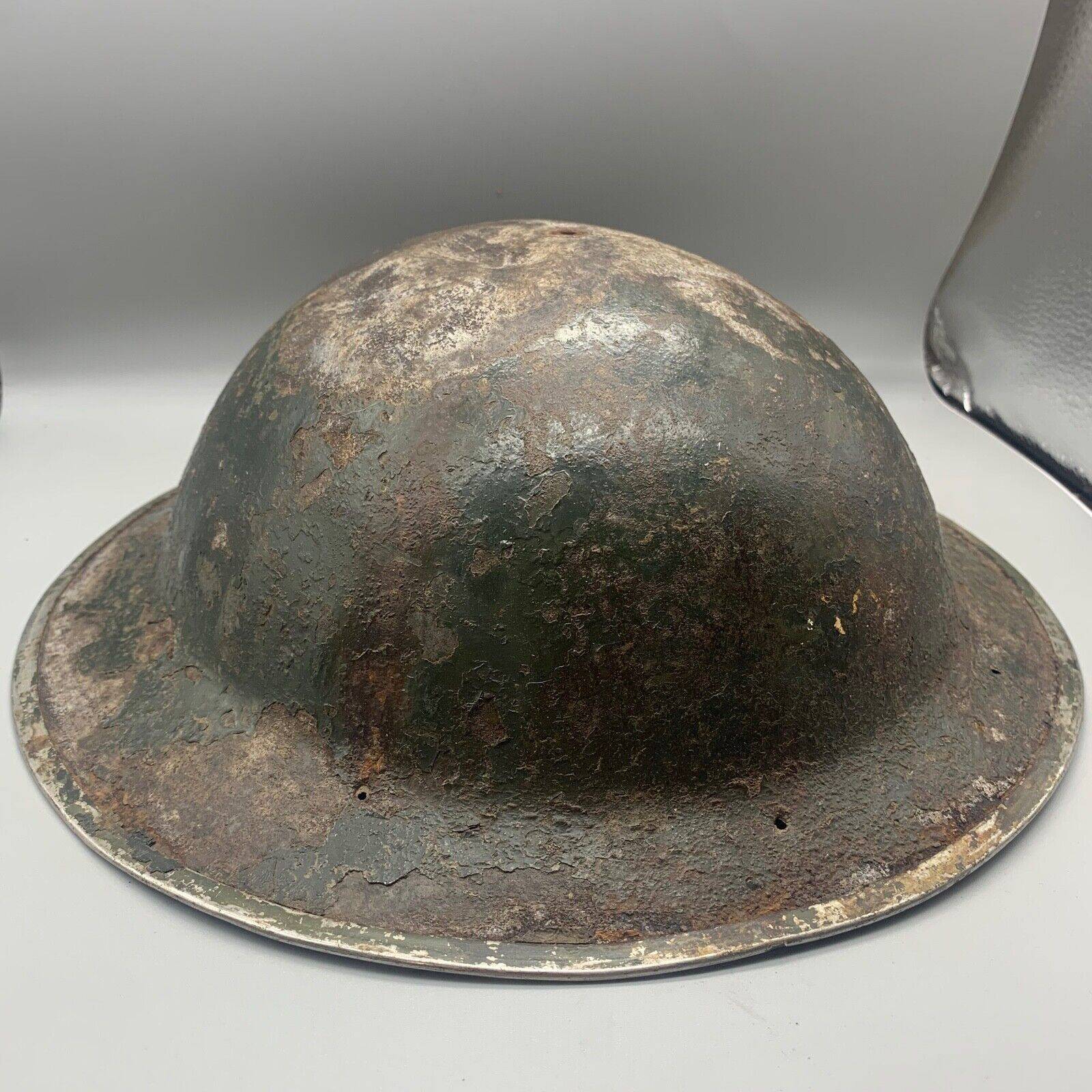 Original WW2 South African Army Mk2 Brodie Helmet - British Style Combat Helmet - The Militaria Shop