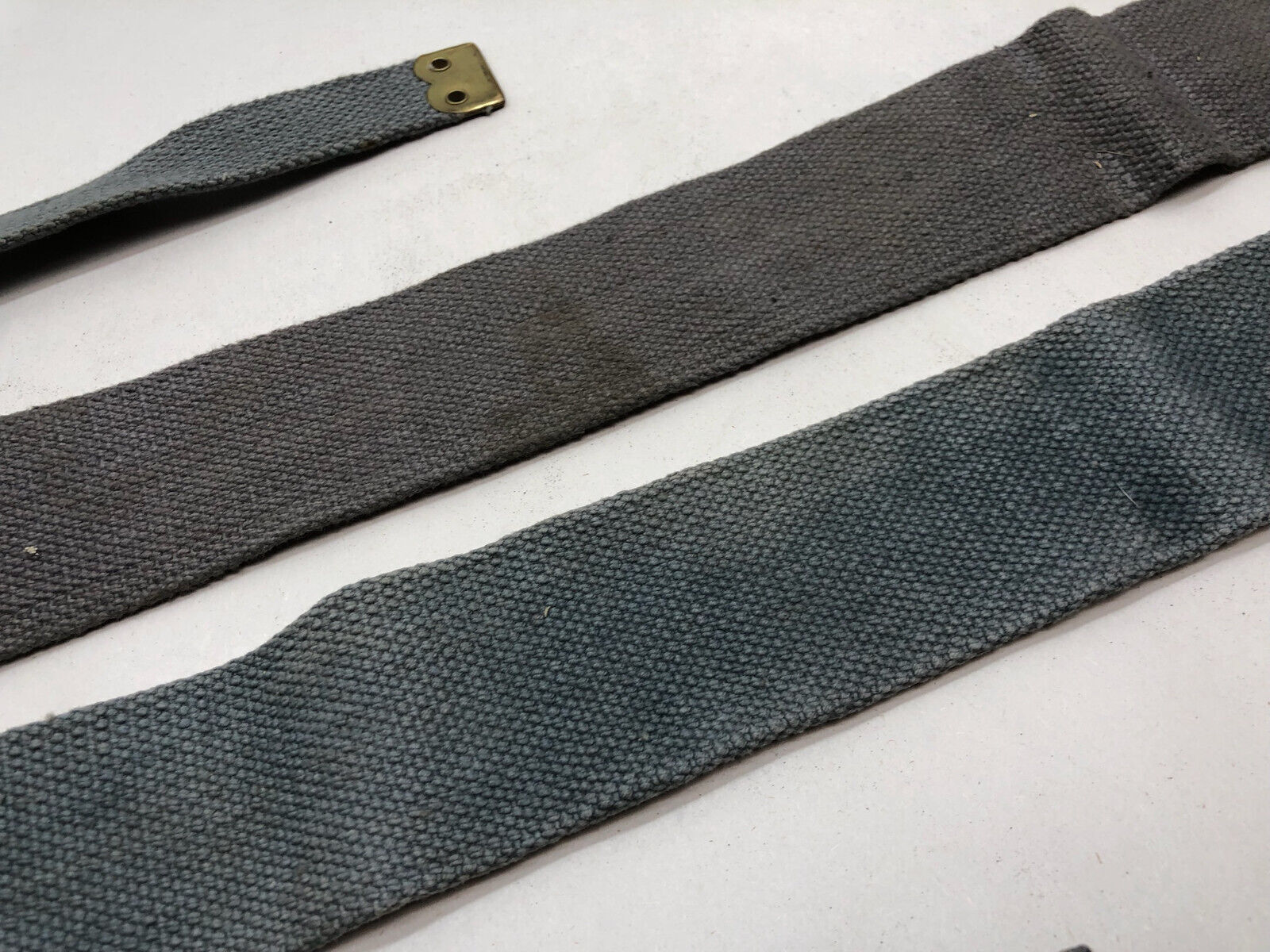 Original WW2 British Royal Air Force Blue 37 Pattern L Strap Set - The Militaria Shop