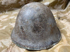 WW2 Mk3 High Rivet Turtle - British / Canadian Army Helmet - Nice Original - The Militaria Shop