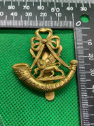 WW1 British Army London Volunteer Rifles VTC Cap Badge with rear slider - The Militaria Shop