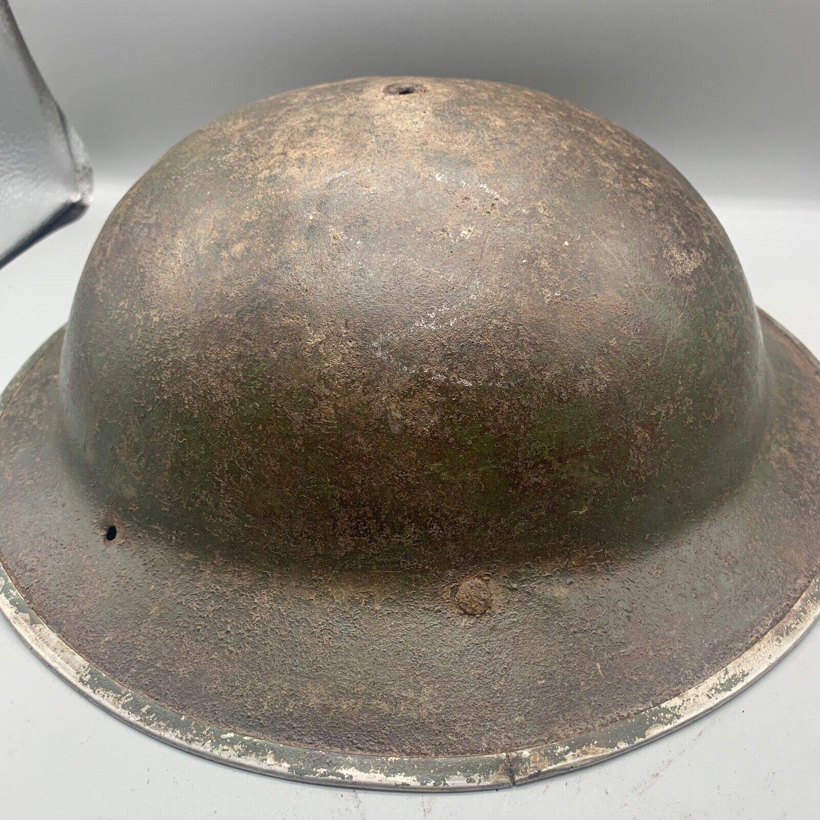 Original WW2 South African Army Mk2 Brodie Helmet - British Style Combat Helmet - The Militaria Shop