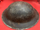 Original WW2 Combat Helmet - British / South African Army Mk2 Brodie Helmet - The Militaria Shop
