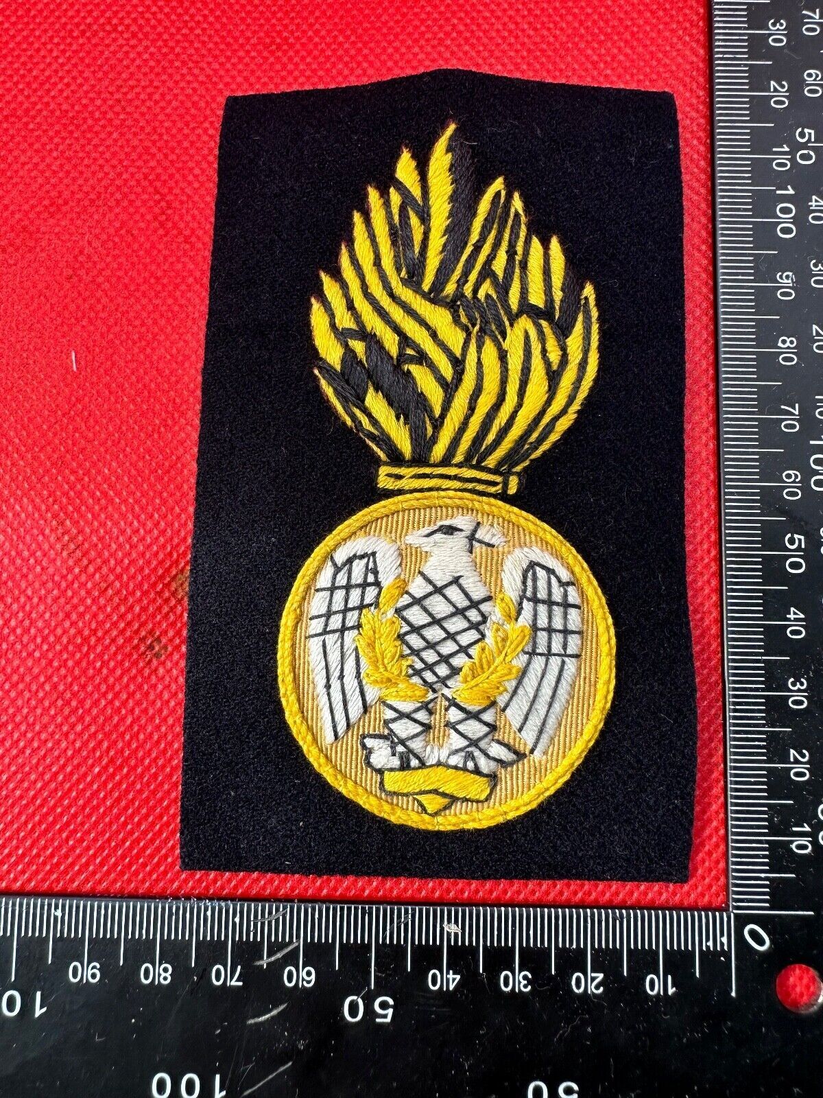 British Army Royal Irish Fusiliers Regiment Embroidered Blazer Badge - The Militaria Shop
