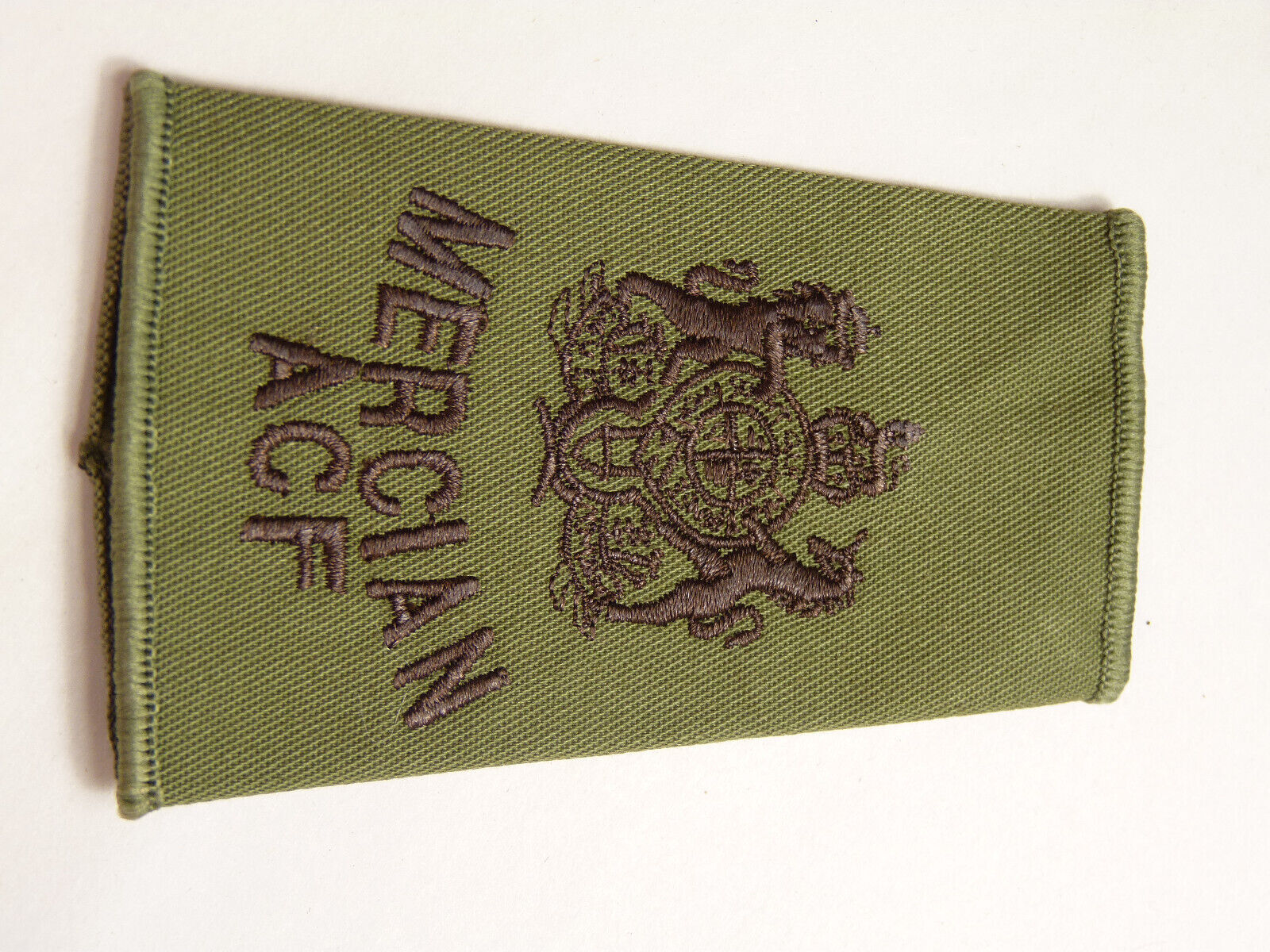 OD Green Rank Slides / Epaulette Pair Genuine British Army - ACF Mercian WO - The Militaria Shop