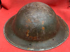 Original WW2 Combat Helmet - British / South African Army Mk2 Brodie Helmet - The Militaria Shop