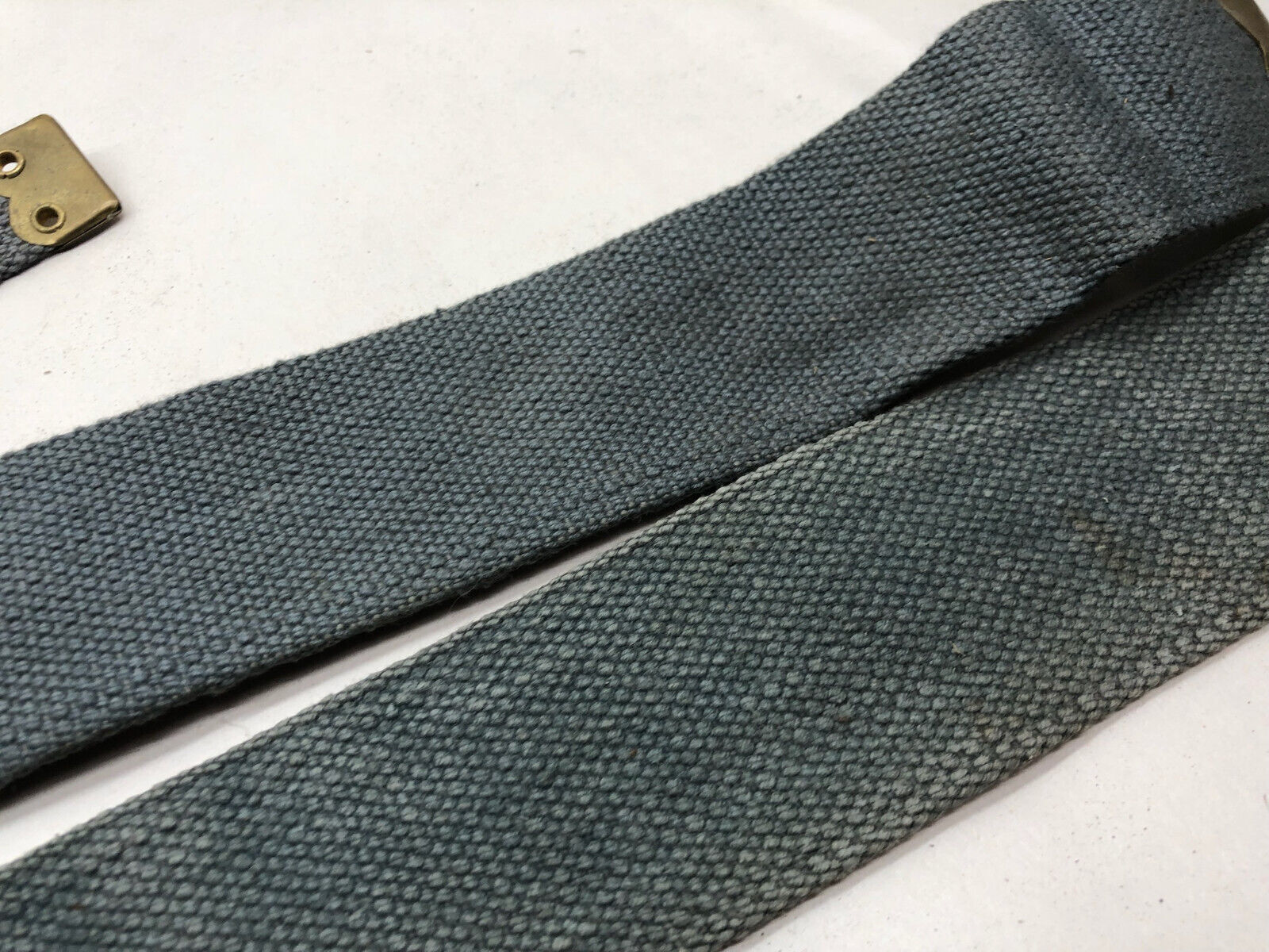 Original WW2 British Royal Air Force Blue 37 Pattern L Strap Set - The Militaria Shop