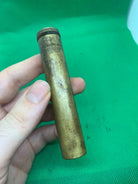 Original WW1 / WW2 British Army SMLE Lee Enfield Rifle Brass Oil Bottle - The Militaria Shop