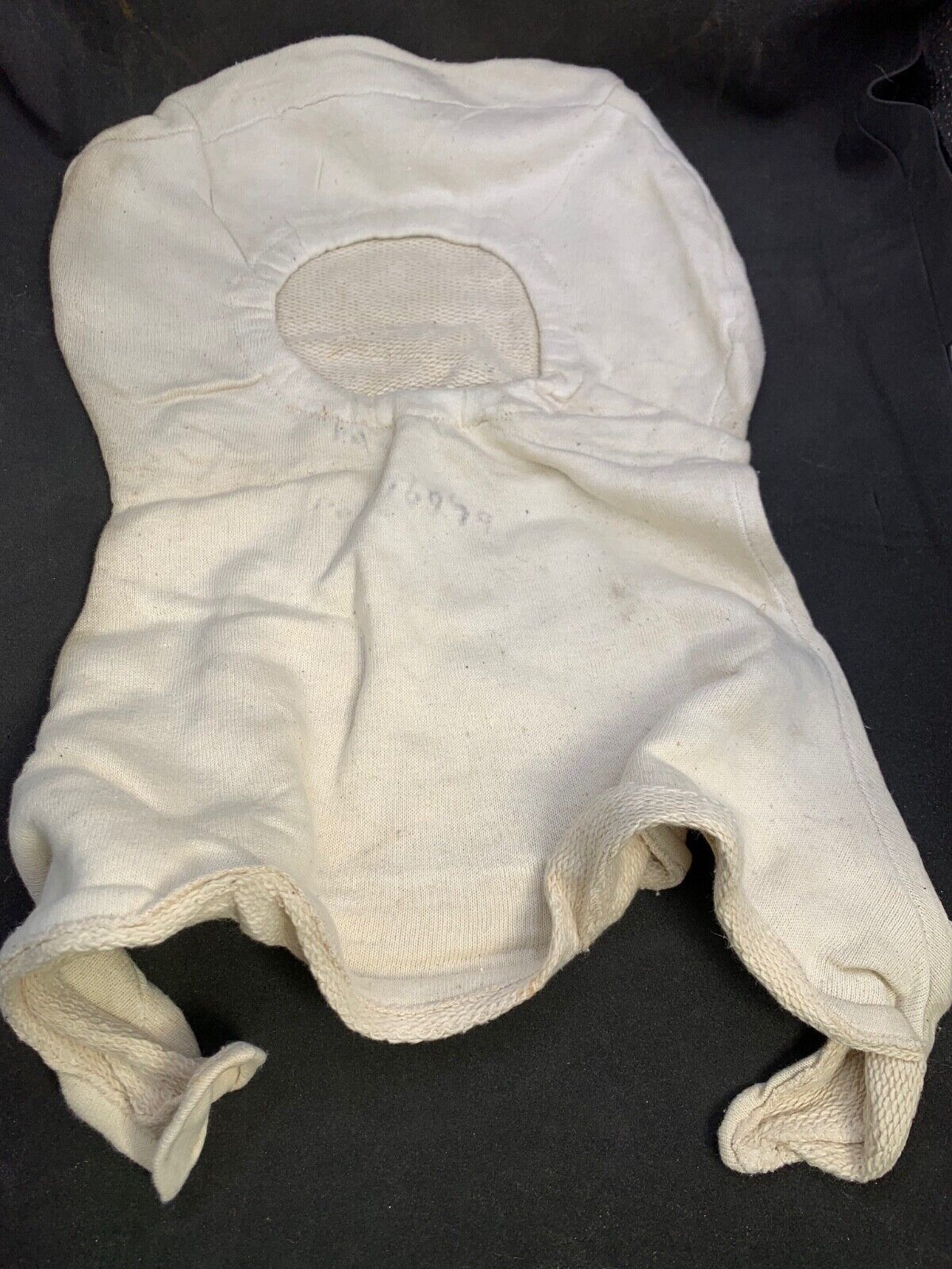 Original WW2 British Royal Navy Gunners Flash Hood - The Militaria Shop