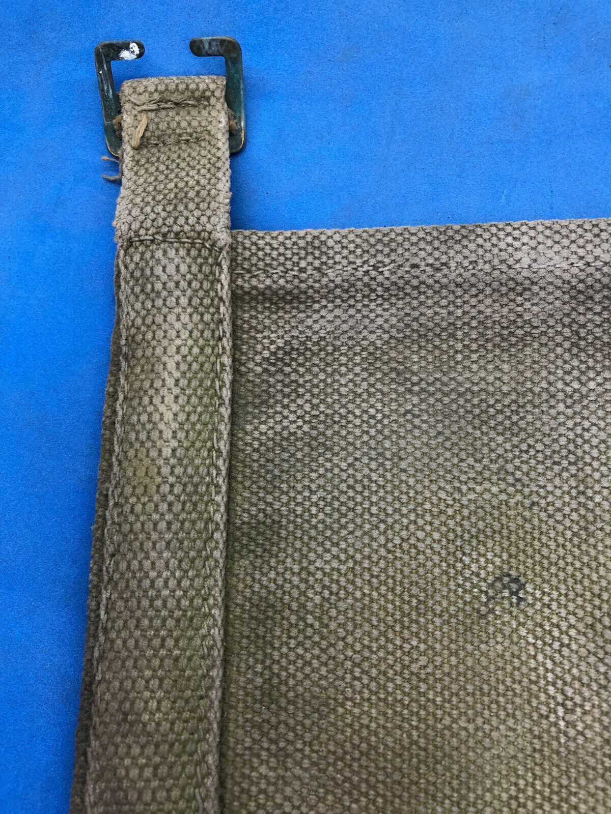 WW2 British Army 37 Pattern Webbing Water Bottle Carrier Harness - 1943 Dated - The Militaria Shop