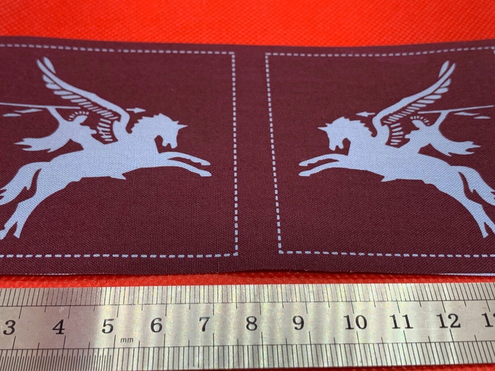 Pair WW2 Style Printed British Pegasus Airborne Shoulder Badges - Reproduction 3 - The Militaria Shop