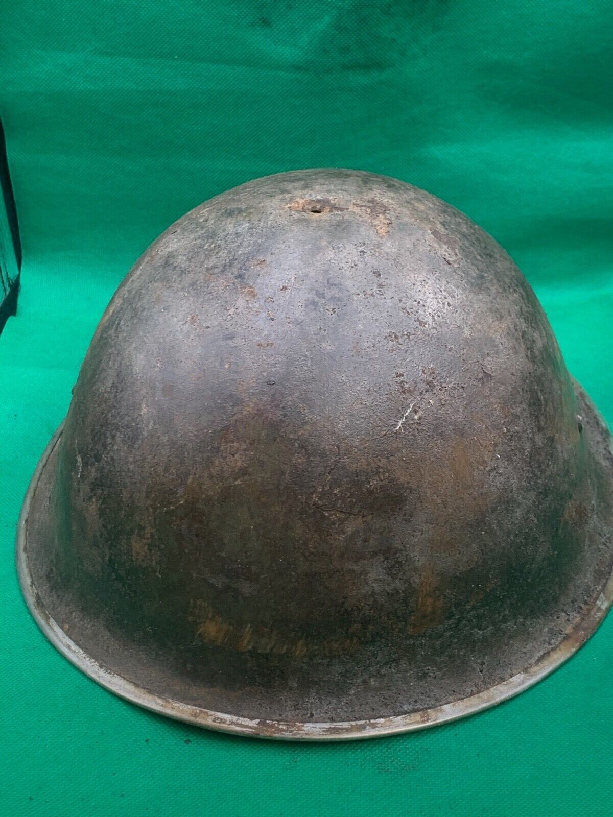 Original WW2 British Army / Canadian Army Mk3 Turtle Combat Helmet - The Militaria Shop