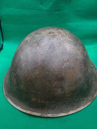 Original WW2 British Army / Canadian Army Mk3 Turtle Combat Helmet - The Militaria Shop
