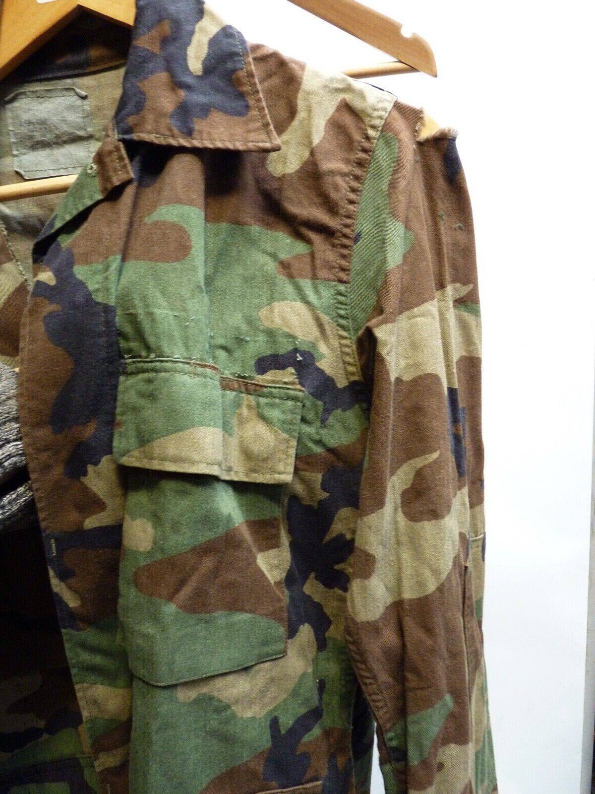 Genuine US Airforce Camouflaged BDU Battledress Uniform - 33 to 37 Inch Chest - The Militaria Shop