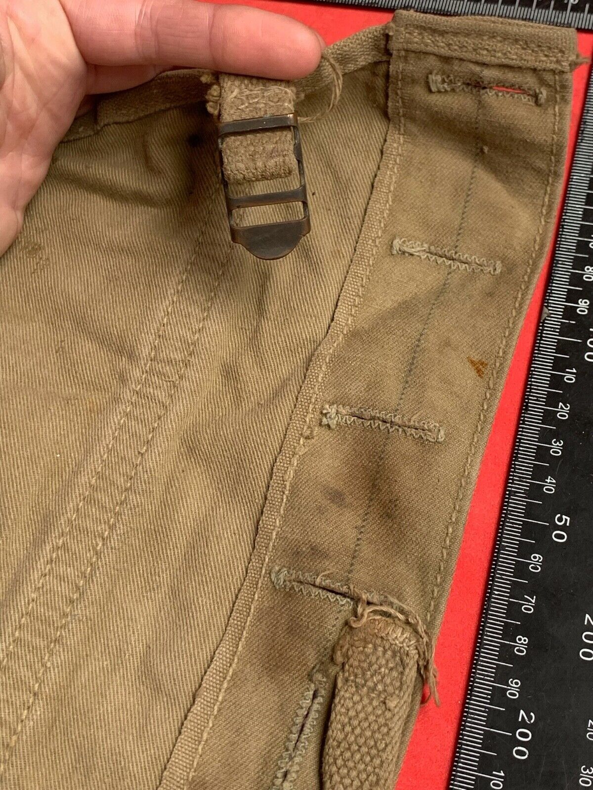 Original WW2 US Army M1928 Haversack Pack Tail - The Militaria Shop