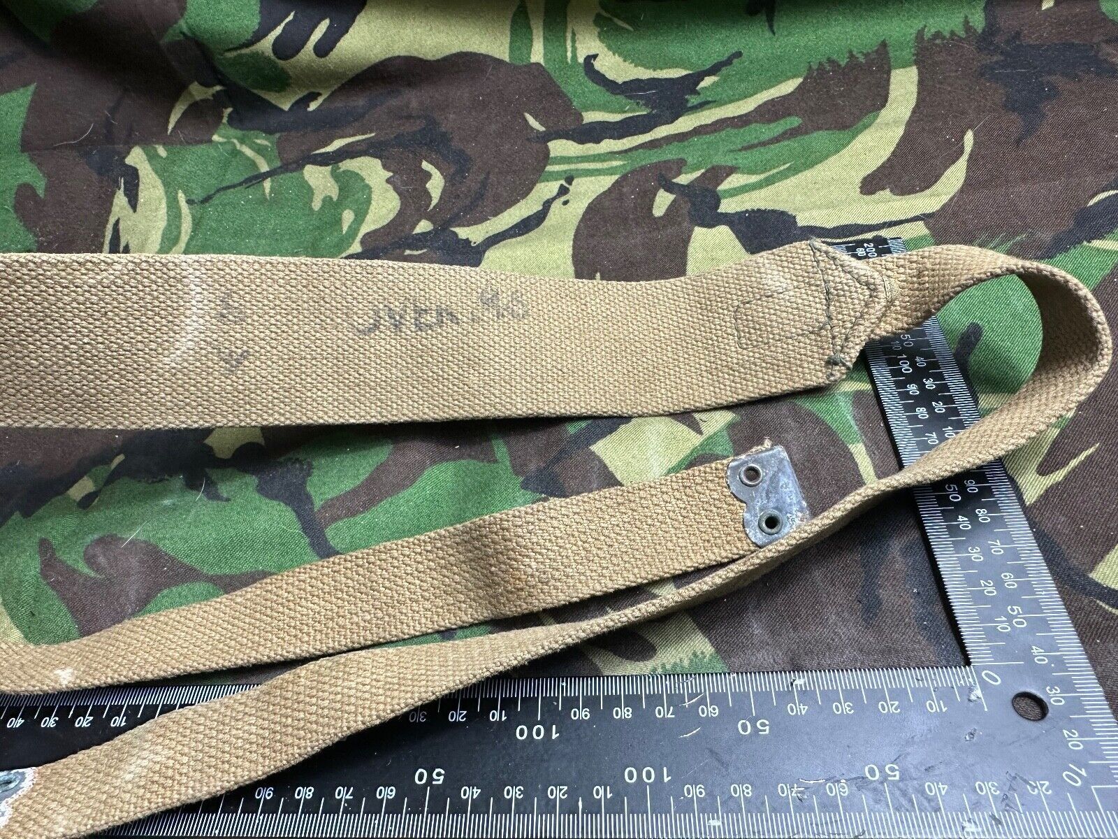 Original WW2 British Army 37 Pattern Shoulder Strap - Normal - Wartime Dated - The Militaria Shop