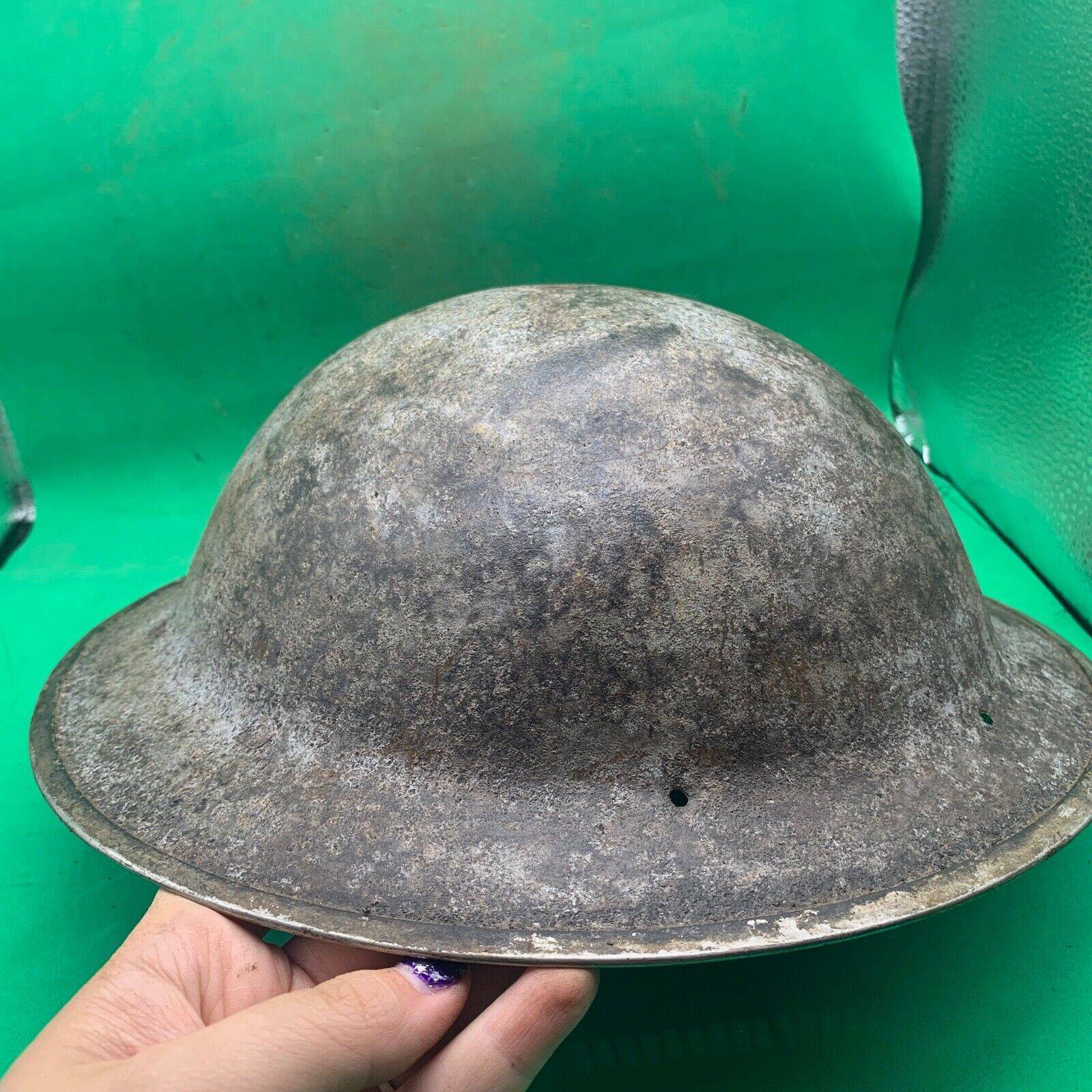 Original WW2 South African Army Mk2 Brodie Helmet - British Style Combat Helmet - The Militaria Shop