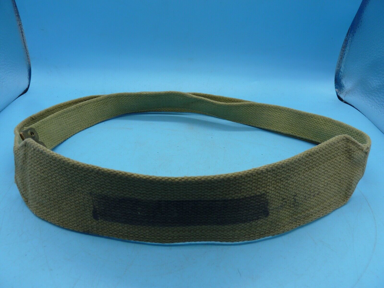 Original WW2 British Army 37 Pattern Canvass Shoulder Strap / Cross Strap - The Militaria Shop