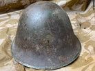 WW2 Mk3 High Rivet Turtle - British / Canadian Army Helmet - Nice Original - The Militaria Shop