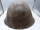 Original WW2 British / Canadian Army Mk3 High Rivet Turtle Army Combat Helmet - The Militaria Shop