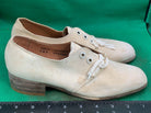 Original WW2 British Army Women's White Summer Shoes - ATS WAAF - Size 230s - The Militaria Shop