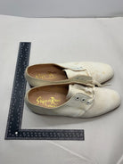 Original WW2 British Army Women's White Summer Shoes - ATS WAAF - Size 240s - The Militaria Shop
