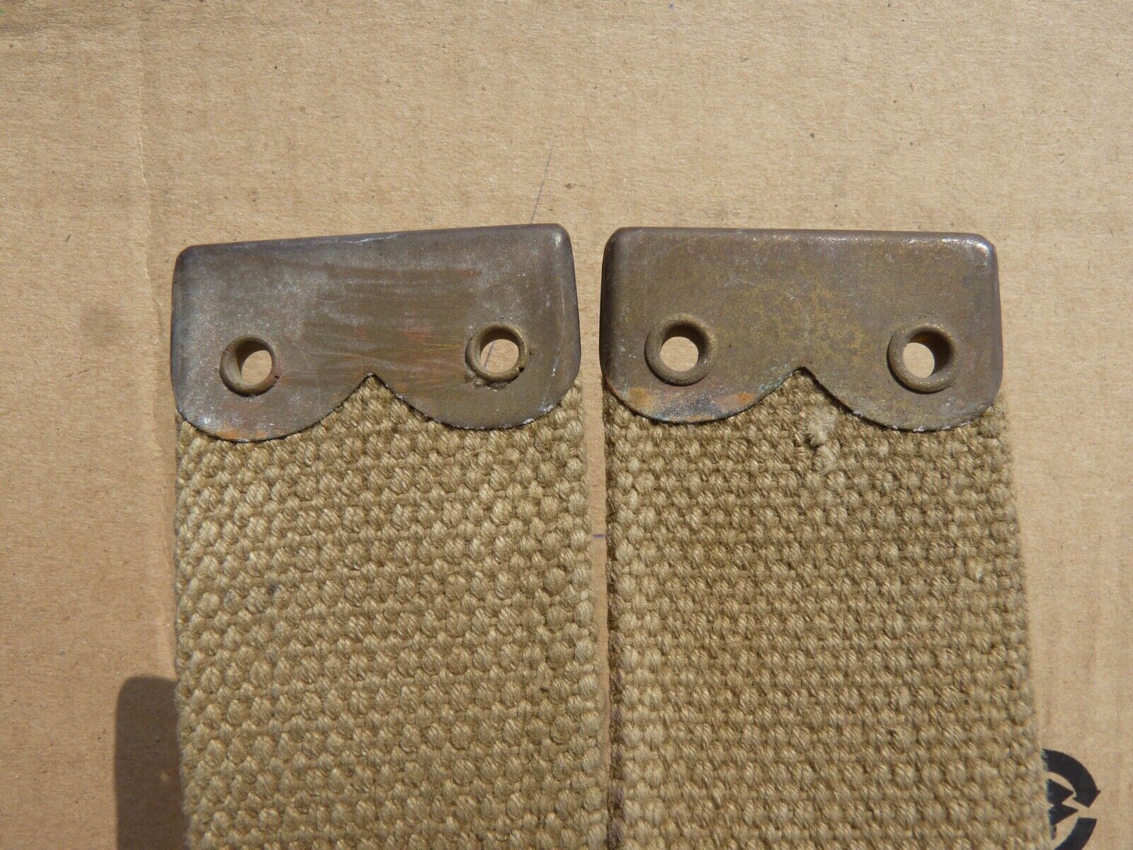 Original WW2 British Army 37 Pattern Yoke Utility Shoulder Strap - MECo 1941 - The Militaria Shop