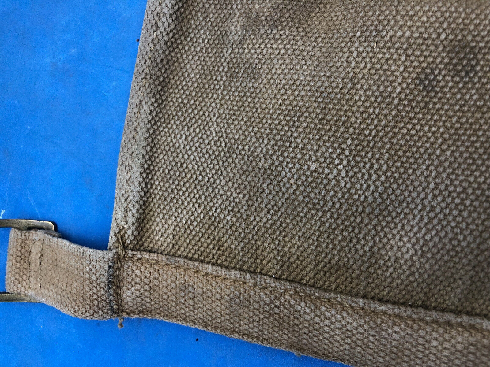 WW2 British Army 37 Pattern Webbing Water Bottle Carrier Harness - 1944 Dated - The Militaria Shop