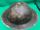 British Army Mk2 Brodie Helmet - Original WW2 - South African Manufactured - The Militaria Shop